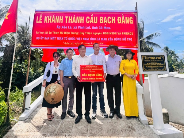 LỄ KHÁNH THÀNH 05 CẦU GIAO THÔNG NÔNG THÔN TẠI TỈNH CÀ MAU